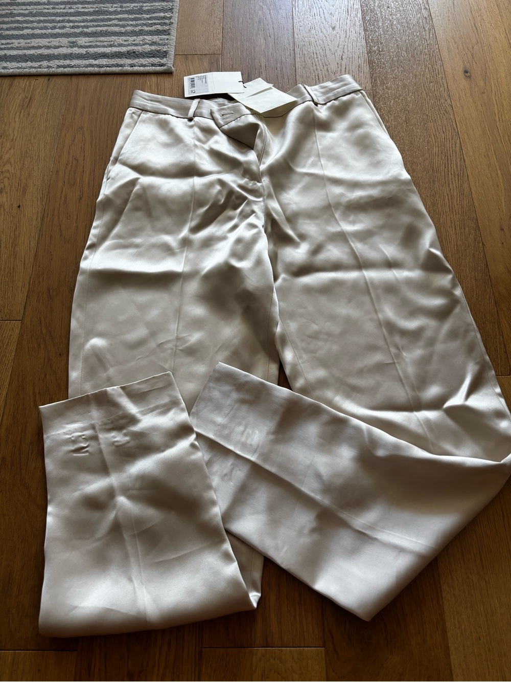 BNWT Designer Toteme  Low waist Satin Trousers